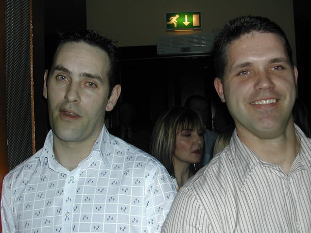 Derry people partying in Da Vinci's in November 2003