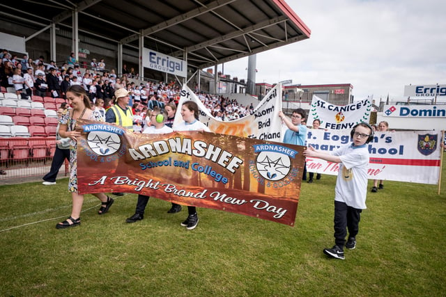 The annual Fan the Flame mass was celebrated recently in Celtic Park for pupils who recently made their confirmation.