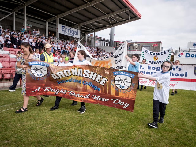 The annual Fan the Flame mass was celebrated recently in Celtic Park for pupils who recently made their confirmation.
