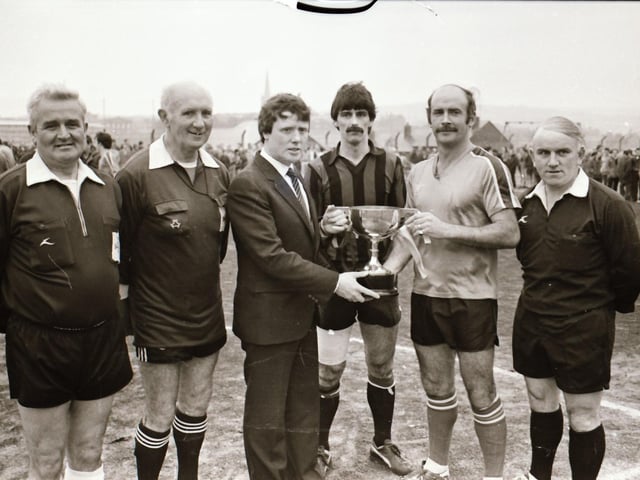 The F.A. finals at Bull Park back in August 1984.
