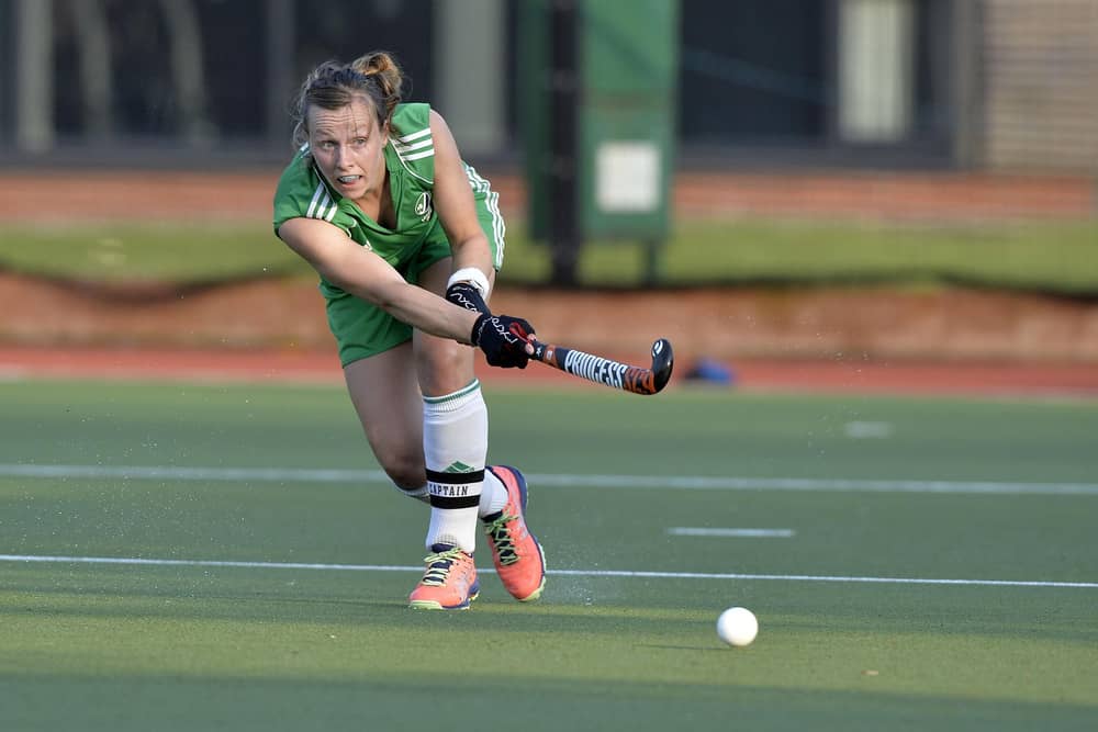 Ireland Megan Frazer in action against Spain.