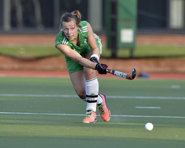 Ireland Megan Frazer in action against Spain.