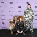 PARK CITY, UTAH - JANUARY 18: (L-R) Naoise Ó Cairealláin, DJ Próvaí and Liam Óg Ó Hannaidh attend the "Kneecap" Premiere during the 2024 Sundance Film Festival at Prospector Square Theatre on January 18, 2024 in Park City, Utah. (Photo by Michael Loccisano/Getty Images)