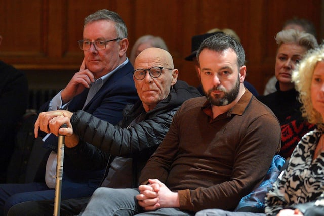 Mike Nesbitt MLA, veteran civil rights campaigner Eamonn McCann and Colum Eastwood MP were among the large attendance at a public meeting held in the Guildhall on Wednesday evening opposing the proposed cuts to jobs and services at BBC Radio Foyle.  George Sweeney. DER2301GS – 16