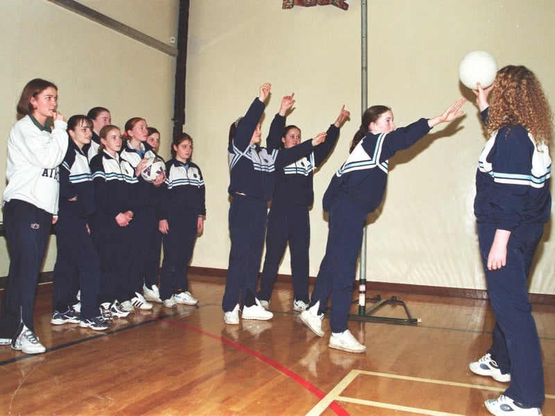 Netball classat St Brecan's.
