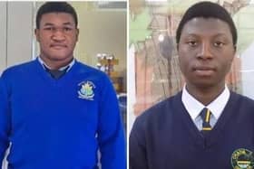 Emmanuel Familola on left Matt Sibanda on right.