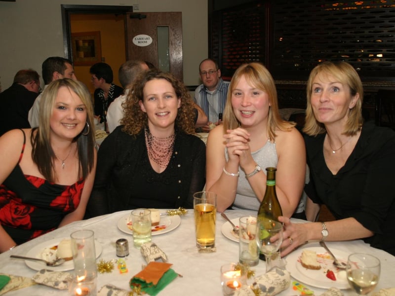 Christmas parties in Derry in December 2003.