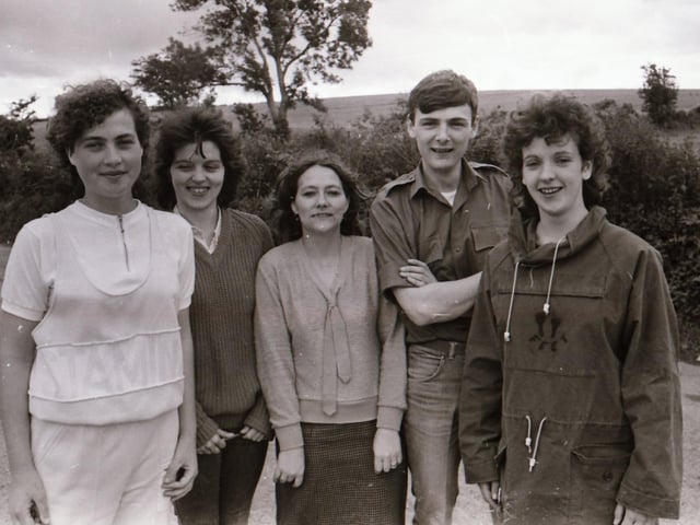 Young people out in the fresh air back in 1985.