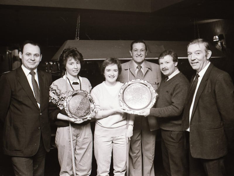 Final Ladies snooker at Claddagh Bar, Chamberlain Street.
