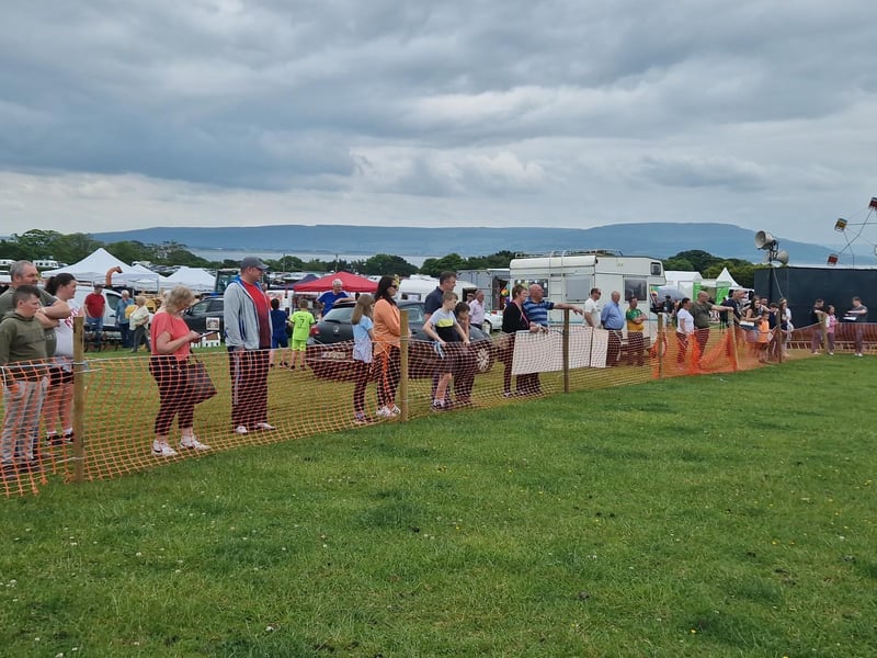 Spectators at the Inishowen Vintage Show.