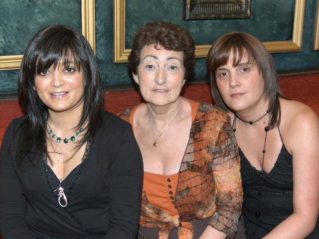 Eileen headed out for a few drinks with family for her birthday back in 2006.