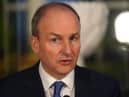Tanaiste Micheal Martin at a press conference at Farmleigh House in Dublin after the British Irish Intergovernmental Conference. Picture date: Thursday January 19, 2023.