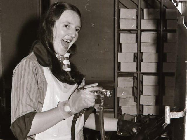 Pictured are staff at the BSC Shoe Factory in Derry back in 1974.