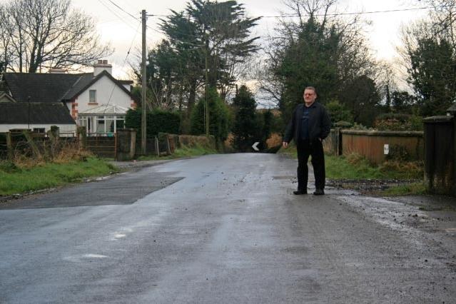 Sinn Féin councillor Tony Hassan pictured on the Coney Road, Culmore. 