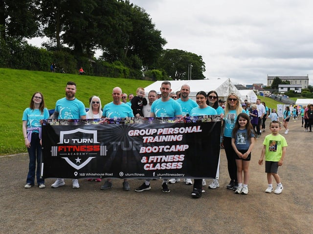 Forty teams, fundraising in the fight to beat cancer, participated in the 24 hour Legenderry Relay for Life at St Columba’s Park on Saturday. Photo: George Sweeney.