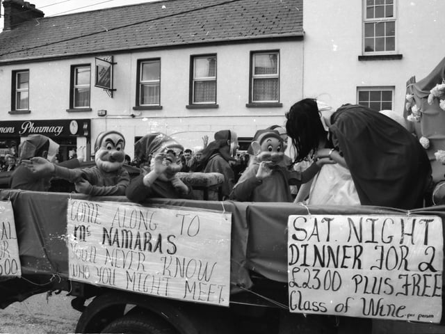 The St. Patrick's Day parade in Moville in 1998.
