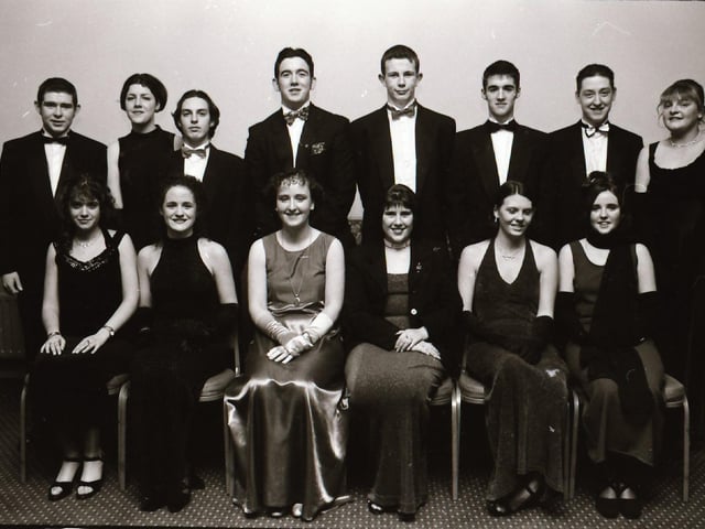 Pictured are students and guests at the 1996 St Cecilia's and St Joseph's School Formal in Derry.