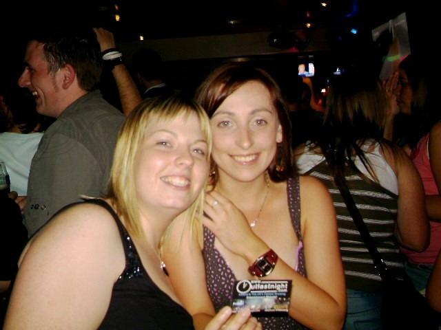 Derry people partying in pubs in the city in August 2005.