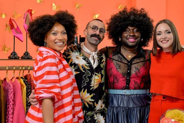 Georgie, Natalie, David and Victoria