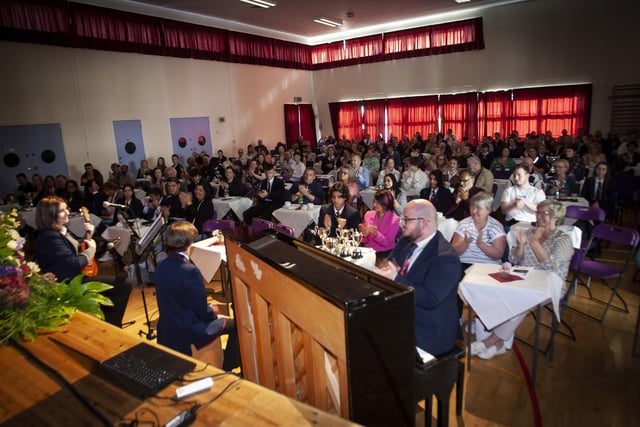 Students and parents pictured at last week’s Oakgrove Integrated College Senior Prizegiving in the school. (Photos: Jim McCafferty Photography)