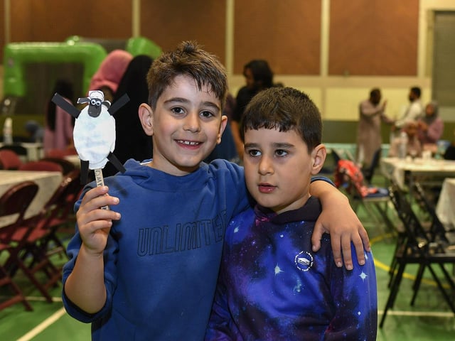 Enjoying the North West Islamic Association’s celebration of Eid Mubarak held in Templemore Sport’s Complex. Photo: George Sweeney