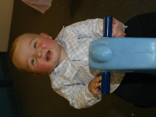 Caolan Conaghan turns one.