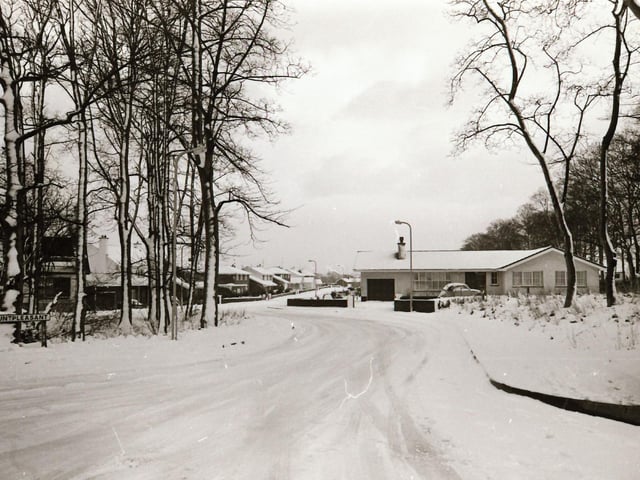 Derry under a blanket of snow in January 1984