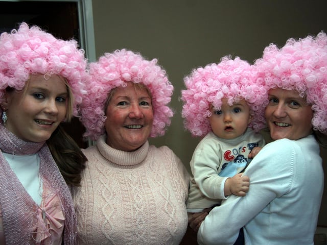 Deanna Carter pictured with her mum Roisin, granny Geraldine and little brother Jude 0029JML : Parties and celebrations March 2006: Deanna Carter.