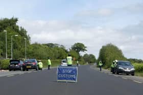 A previous Customs and Revenue checkpoint in Donegal.