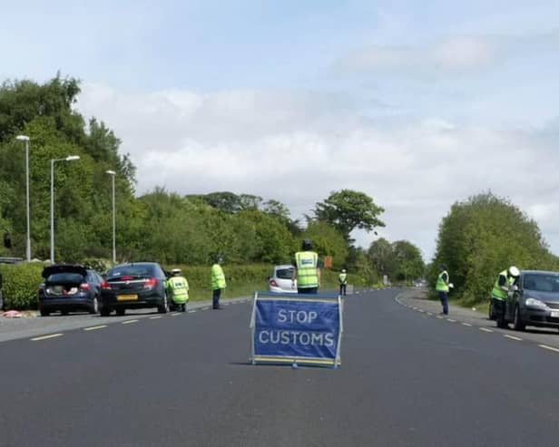 A previous Customs and Revenue checkpoint in Donegal.