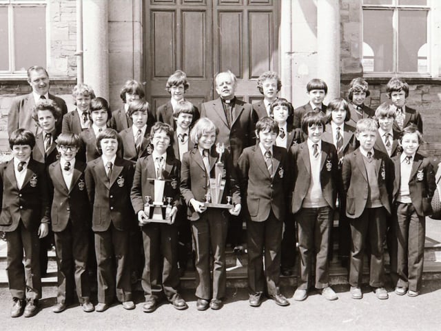 St Columb's College winners at Oireachtas Uladh.