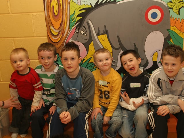 Birthday boy Caolan McBertie in February 2005.