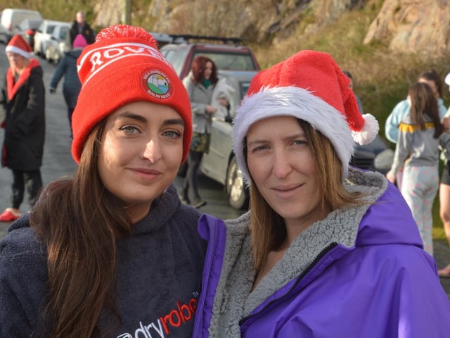 Malin Head Community Christmas Day Swim at Portmor Beach.