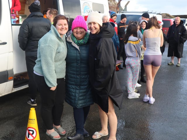 Malin Head Community Christmas Day Swim at Portmor Beach.
