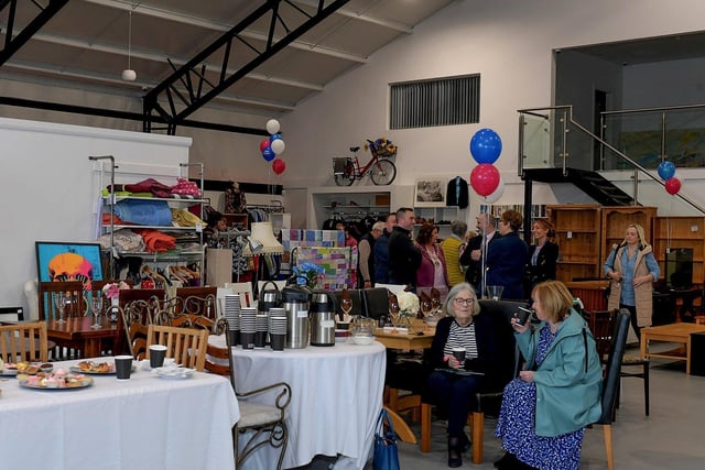 The interior of the newly opened Foyle Hospice Shop in Pennyburn Industrial Estate. Photo: George Sweeney