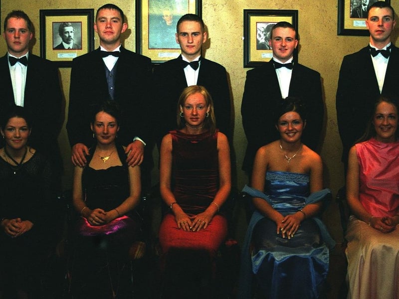 Seated from left, Emma Gallagher, Danielle Gillespie, Keara McNutt, Christine Wade, and Paula Conaty. Standing from left, Stephen McCormick, Barry Roberts, Cathal Ramsey, Brian Donnelly, and Mark Doherty. (8/12/PG7)