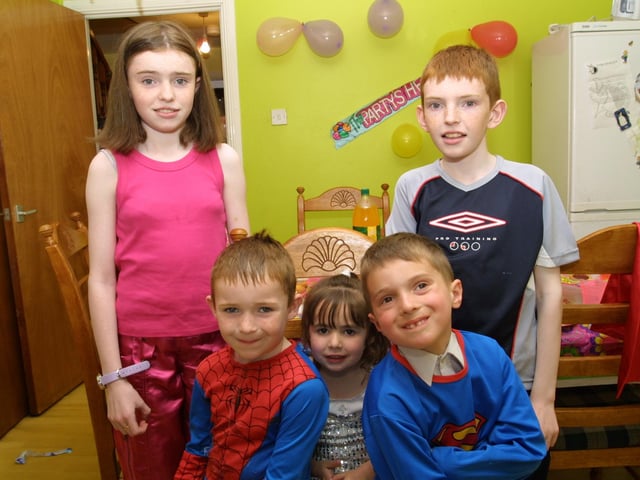 Ciara Kelly, Oisin Kelly, Aoife Kelly, Adam Quigley, Eoghan Kelly enjoying the birthday celebrations
