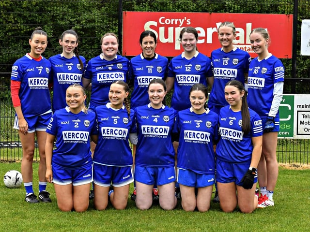 John Mitchel’s Claudy took part in the inaugural Charlene Griffiths Memorial 7s tournament held at Pairc Bhrid. Photo: George Sweeney