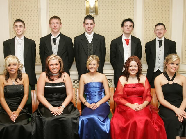 Front, from left, are Michaela Glenn, Julie Doran, Courtney Canning, Christine Green and Phillipa Harrison. Back, from left, are Patrick Elliott, James Doherty, Sean Logue, David Gallagher and Paul Curry. (1511C10)