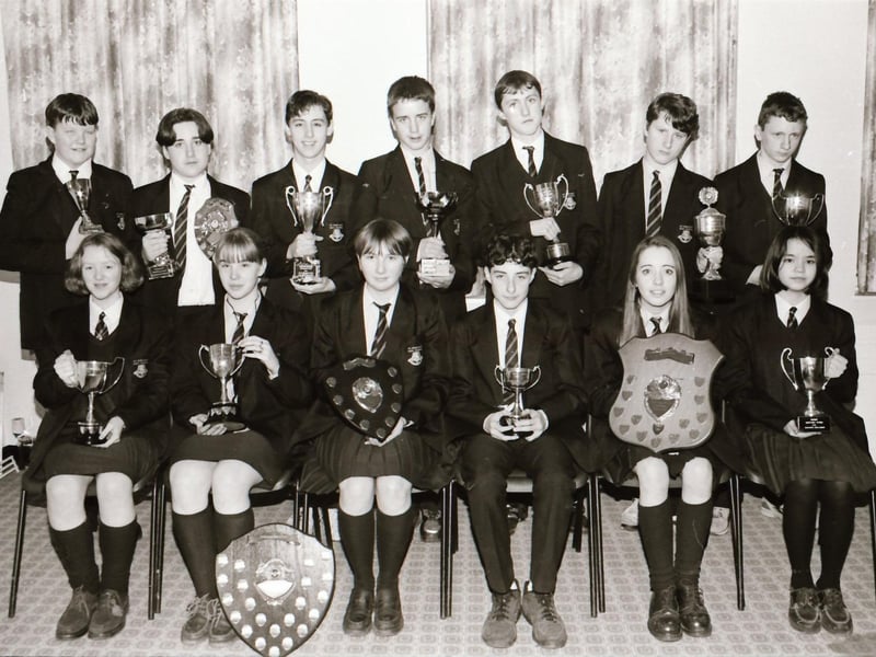 St Brecan's High School prizegiving.