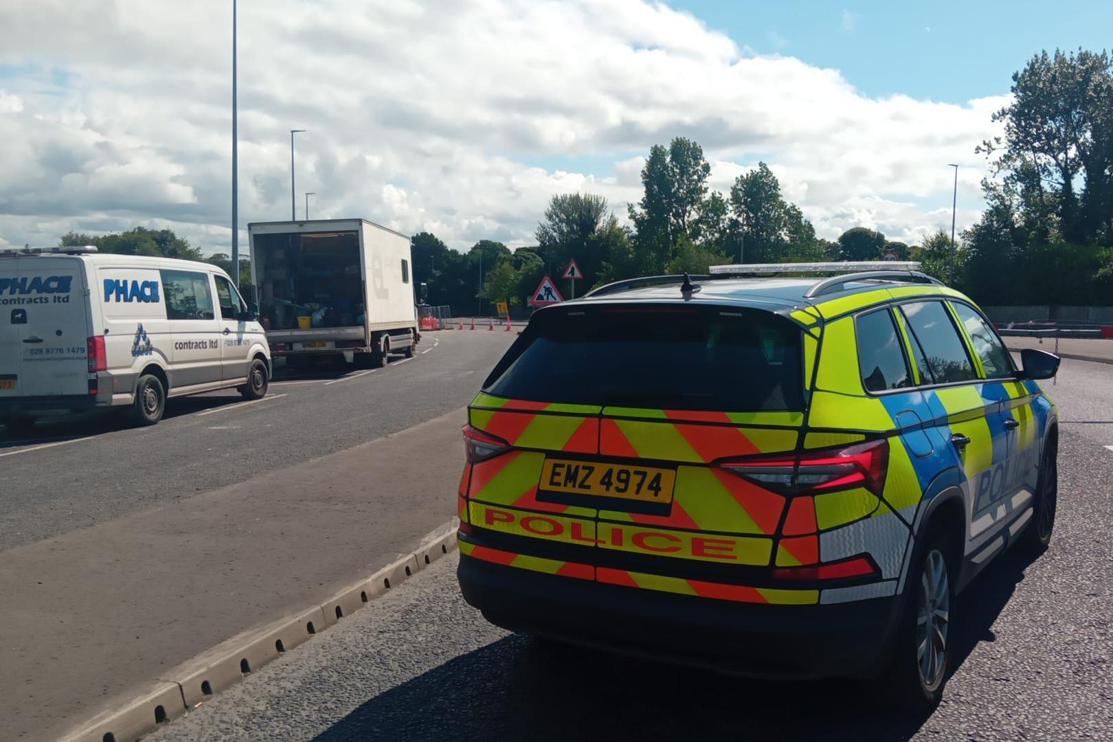 Driver gets out uninjured as car fire closes Foyle Bridge for five hours