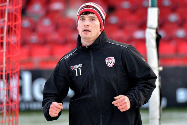 Derry City new signing Colm Whelan at the Ryan McBride Brandywell Stadium on Monday afternoon. Picture by George Sweeney. DER2304GS-01