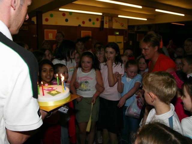 Parties and celebrations in April 2005.