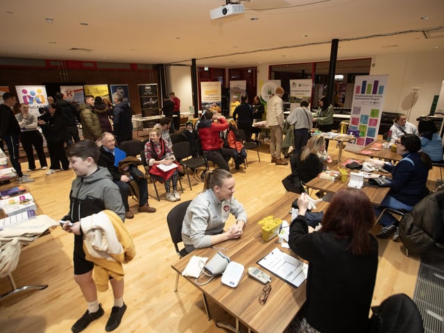 A very busy Sean Dolan's GAC on Tuesday night for the 'Live Better' Health Check event. (Photos: Jim McCafferty Photography)