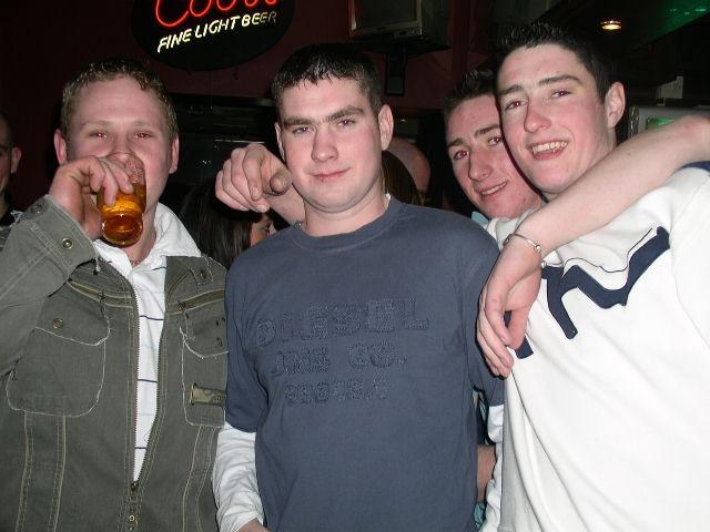 Derry folk out partying in The Metro and Sugar nightclubs, February 2006.
