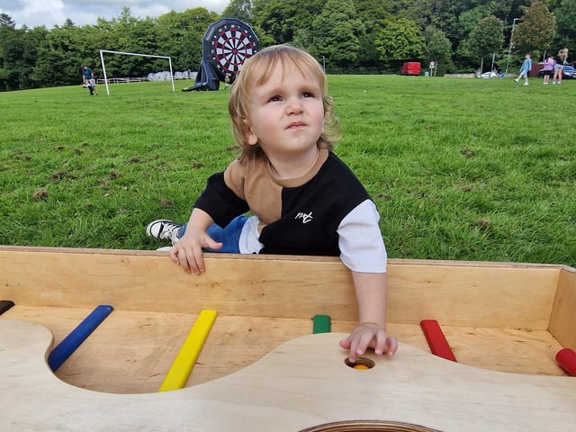One years-old Jace having fun in Currynierin