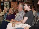 Some of the faces in the audience at the Feile 23 'Brian Rowan - 25 Pieces' conversation with Freya McClements at Pilot's Row on Thursday evening.