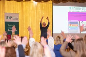 Siobhan Heaney of Singtonicity entertaining the crowds at a previous IDP event last year. Photo -Clive Wasson