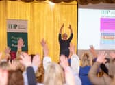 Siobhan Heaney of Singtonicity entertaining the crowds at a previous IDP event last year. Photo -Clive Wasson