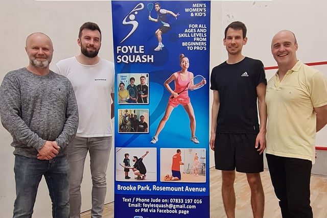 Ballymena who competed at Saturday's NW Squash Invitational in Brooke Park Leisure Centre.